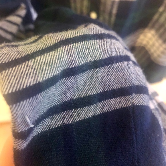 Core Life Plaid Flannel Boyfriend Shirt - Picture 4 of 4